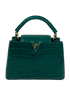 Capucines Mini, 7.990€, Bolso, Verde, Animal - Cocodrilo, Vista frontal